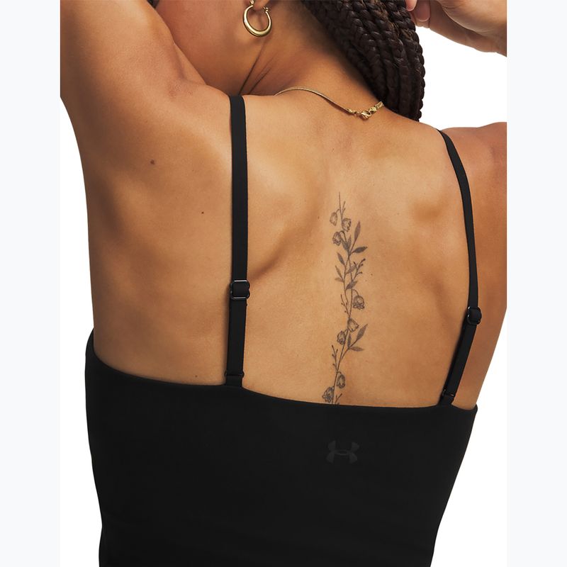 Women's training shirt Under Armour Meridian Support Tank ultimate black/ultimate black 4