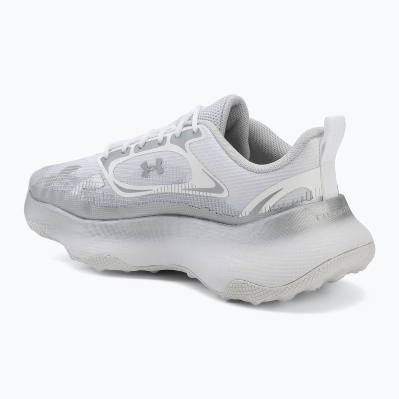Women's training shoes Under Armour Pulse white/distant gray/distant gray 3
