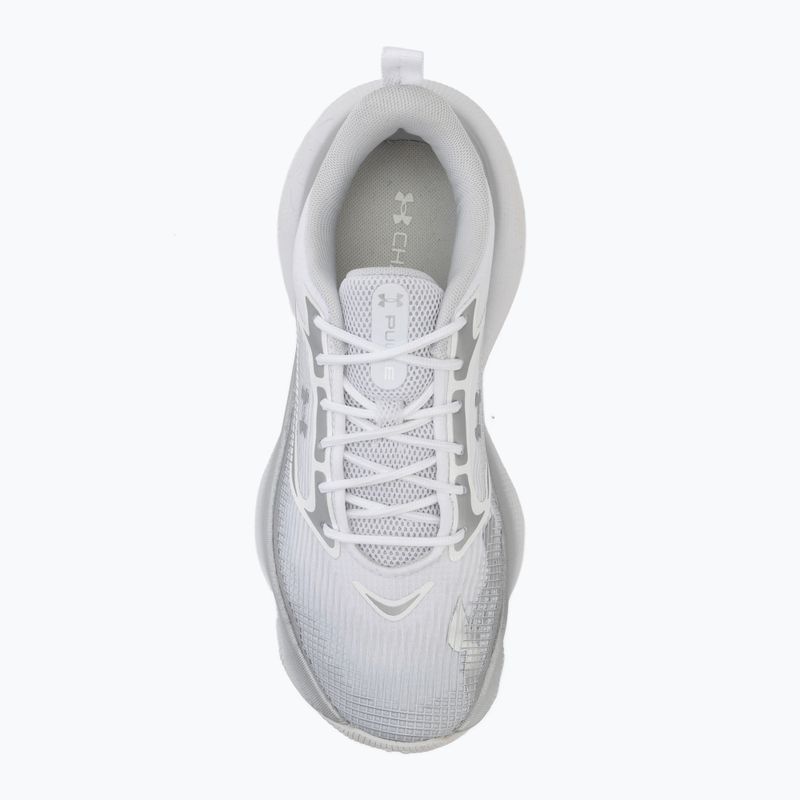 Women's training shoes Under Armour Pulse white/distant gray/distant gray 5