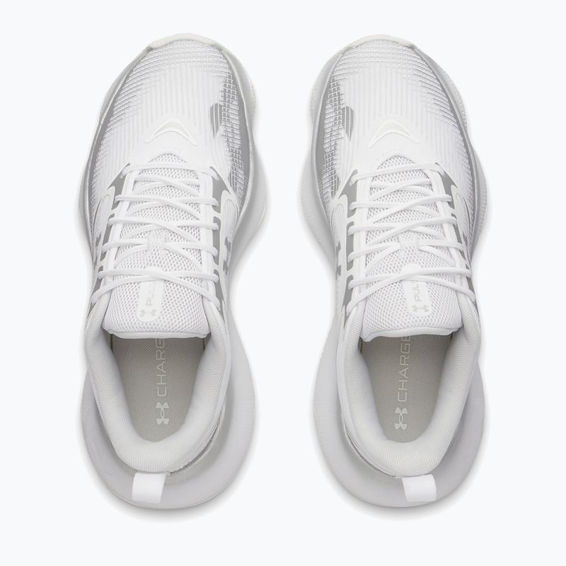 Women's training shoes Under Armour Pulse white/distant gray/distant gray 3