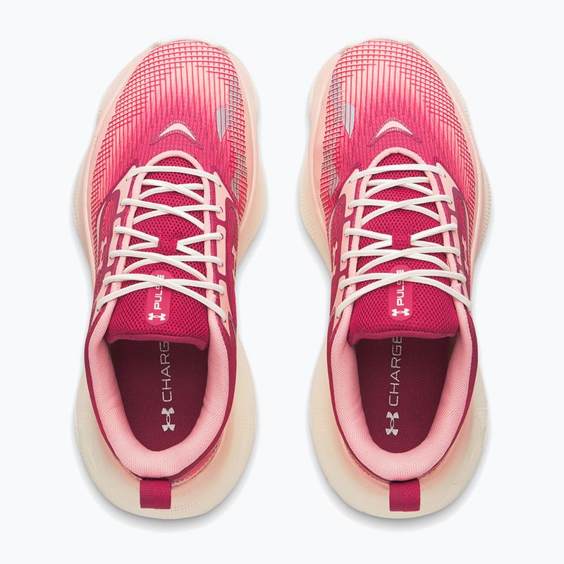 Women's training shoes Under Armour Pulse claret/posh pink/posh pink 3