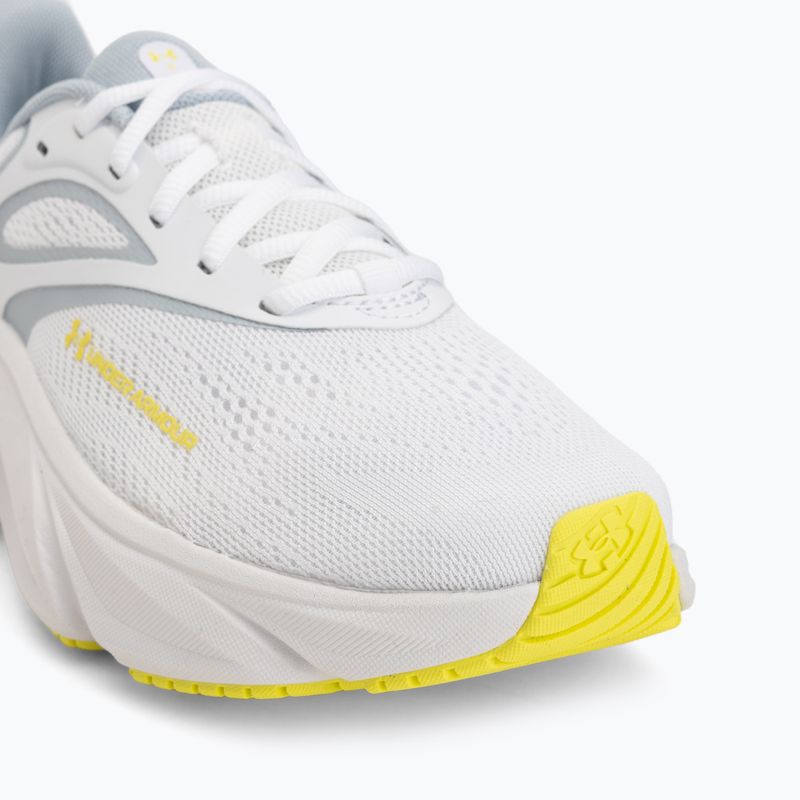 Women's running shoes Under Armour Rogue 6 white/blue fog/flash light 7