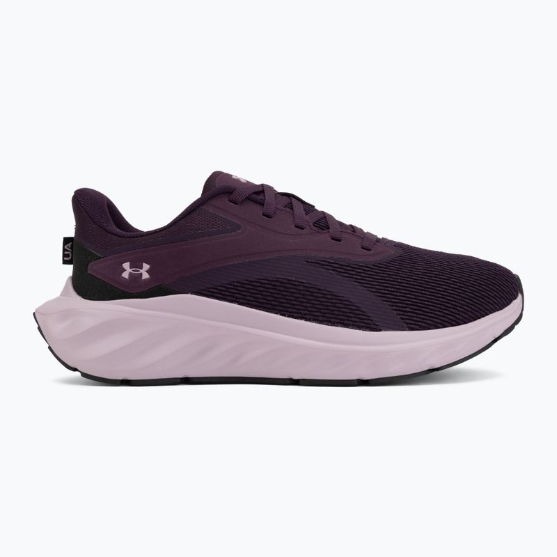 Women's running shoes Under Armour Ascend purple echo/mauve pink/mauve pink 2