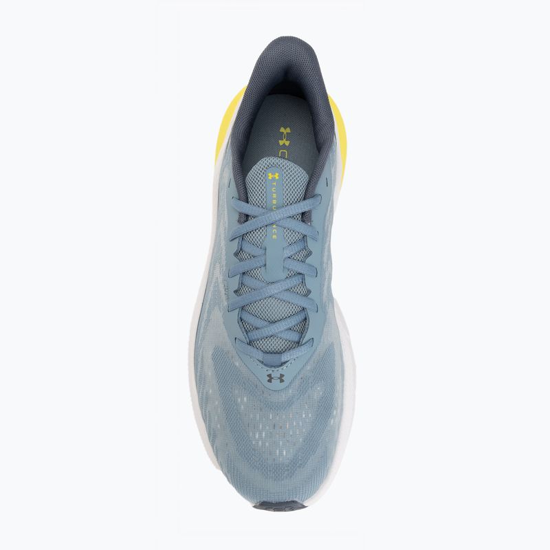 Men's running shoes Under Armour Turbulence 3 blue wind/downpour gray/flash light 5