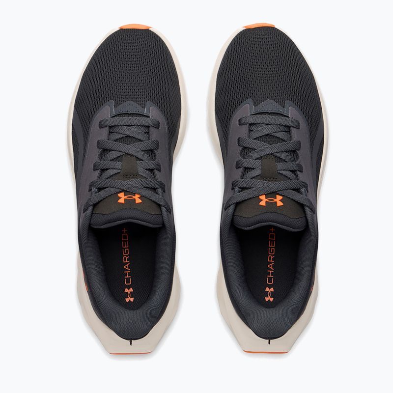 Men's running shoes Under Armour Ascend black/anthracite/outrageous orange 3