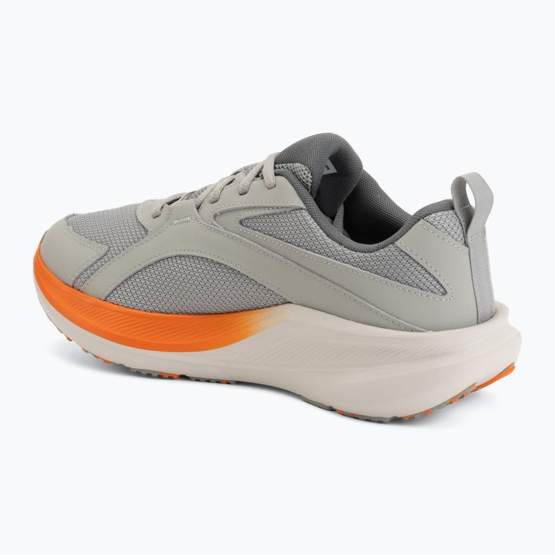 Men's running shoes Under Armour Assert 11 titanium/summit white/outrageous orange 3