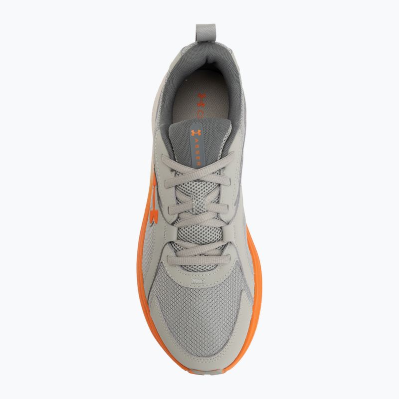 Men's running shoes Under Armour Assert 11 titanium/summit white/outrageous orange 5