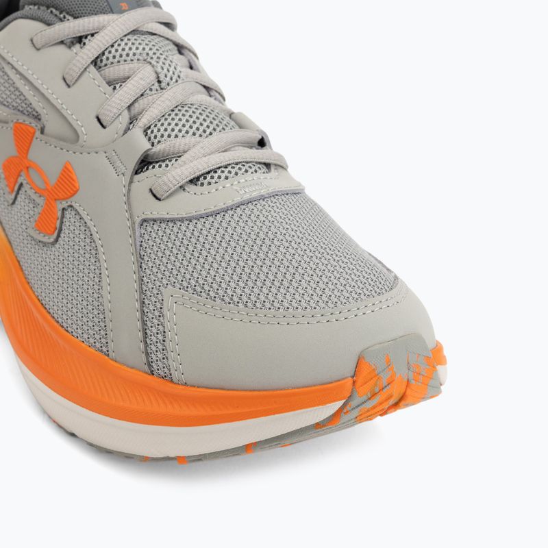Men's running shoes Under Armour Assert 11 titanium/summit white/outrageous orange 7