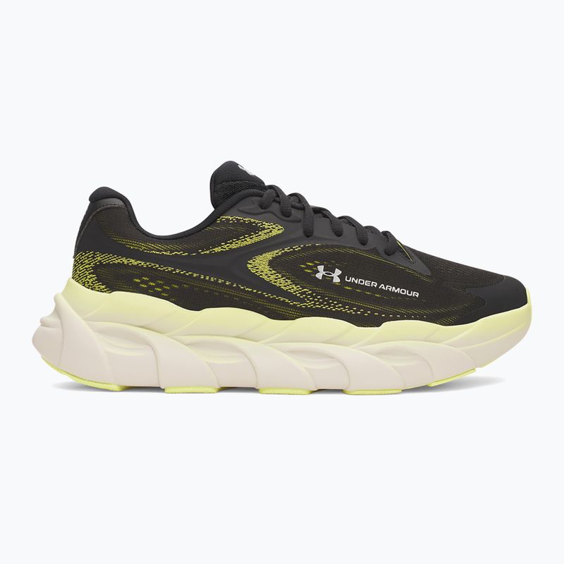 Men's running shoes Under Armour Halo Runner 2 Ultimate Black/Sonic Yellow/Metallic Silver