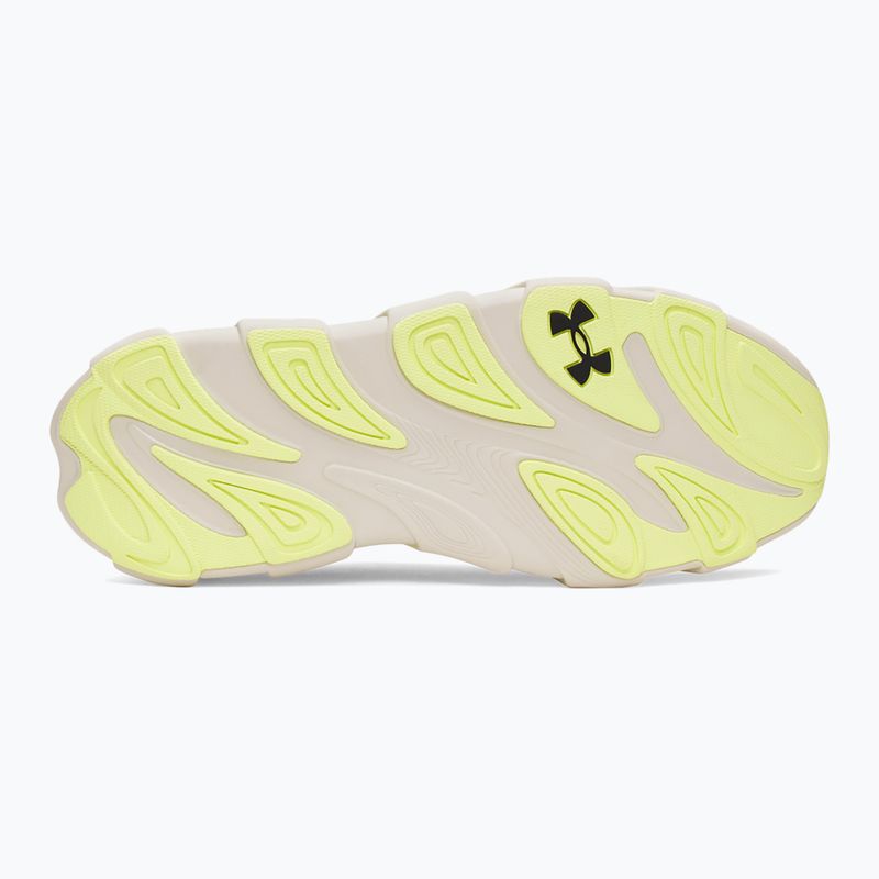 Men's running shoes Under Armour Halo Runner 2 Ultimate Black/Sonic Yellow/Metallic Silver 4