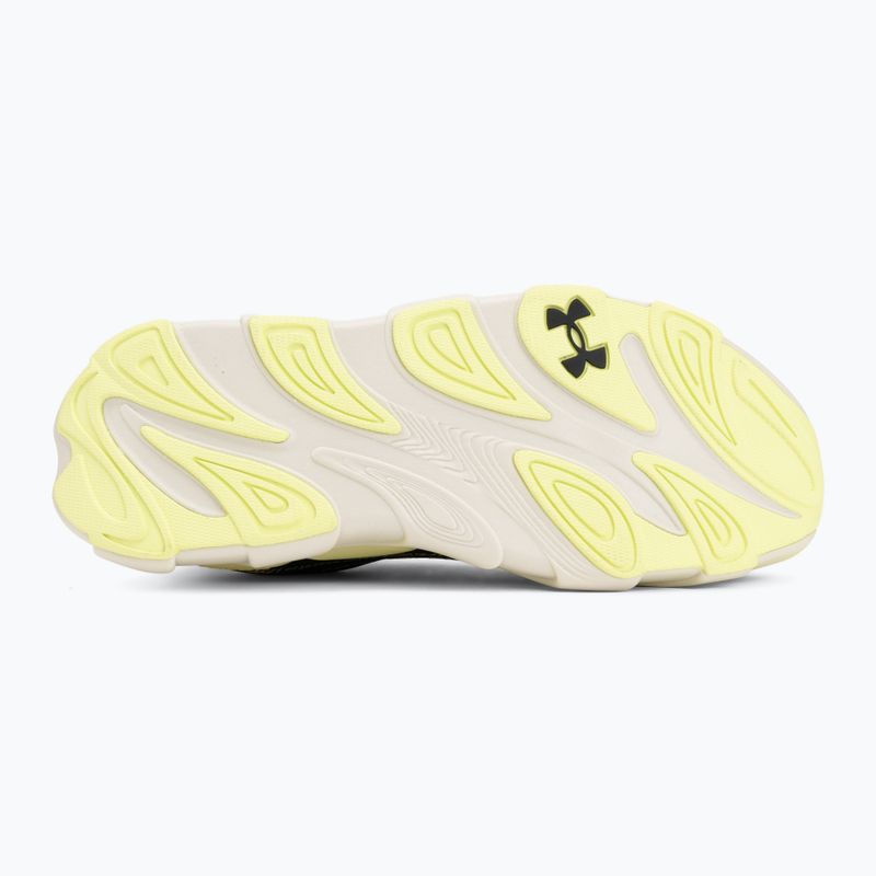 Men's running shoes Under Armour Halo Runner 2 Ultimate Black/Sonic Yellow/Metallic Silver 4