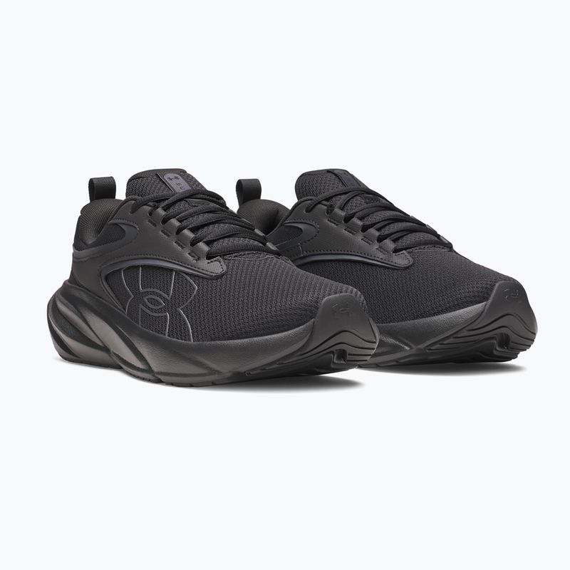 Men's running shoes Under Armour Surge 5 black/black/anthracite 2