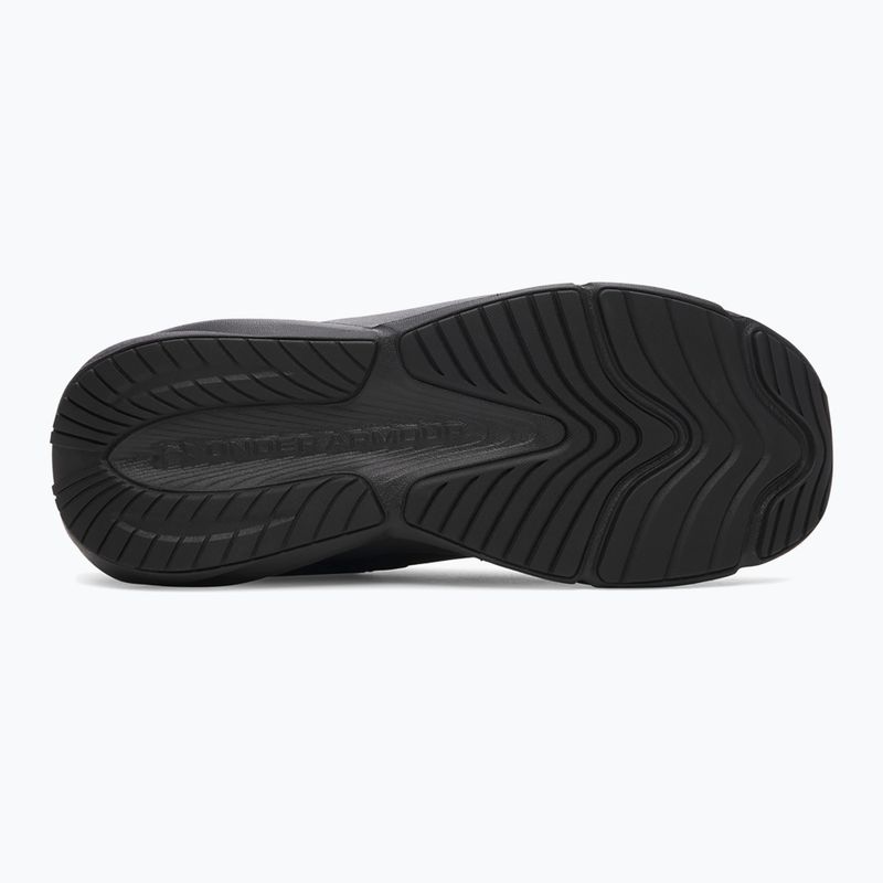 Men's running shoes Under Armour Surge 5 black/black/anthracite 4