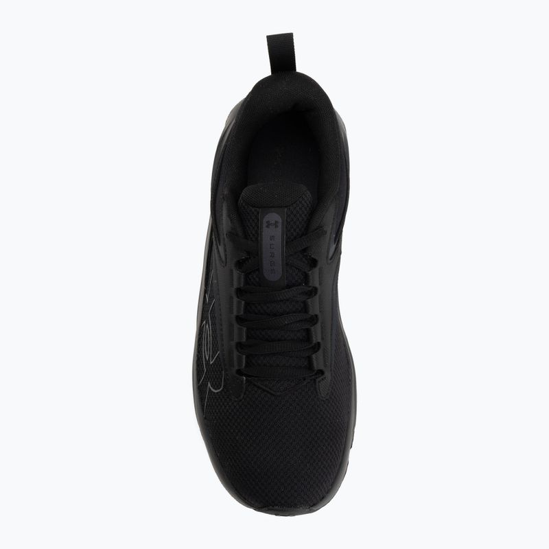 Men's running shoes Under Armour Surge 5 black/black/anthracite 5