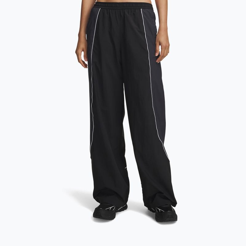 Women's trousers Under Armour Unstoppable Woven Wind ultimate black/anthracite/anthracite