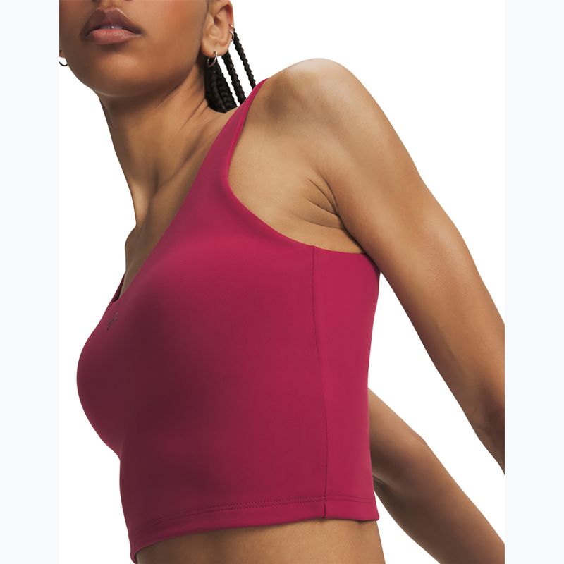 Women's training shirt Under Armour Motion Tank claret/ox blood 3
