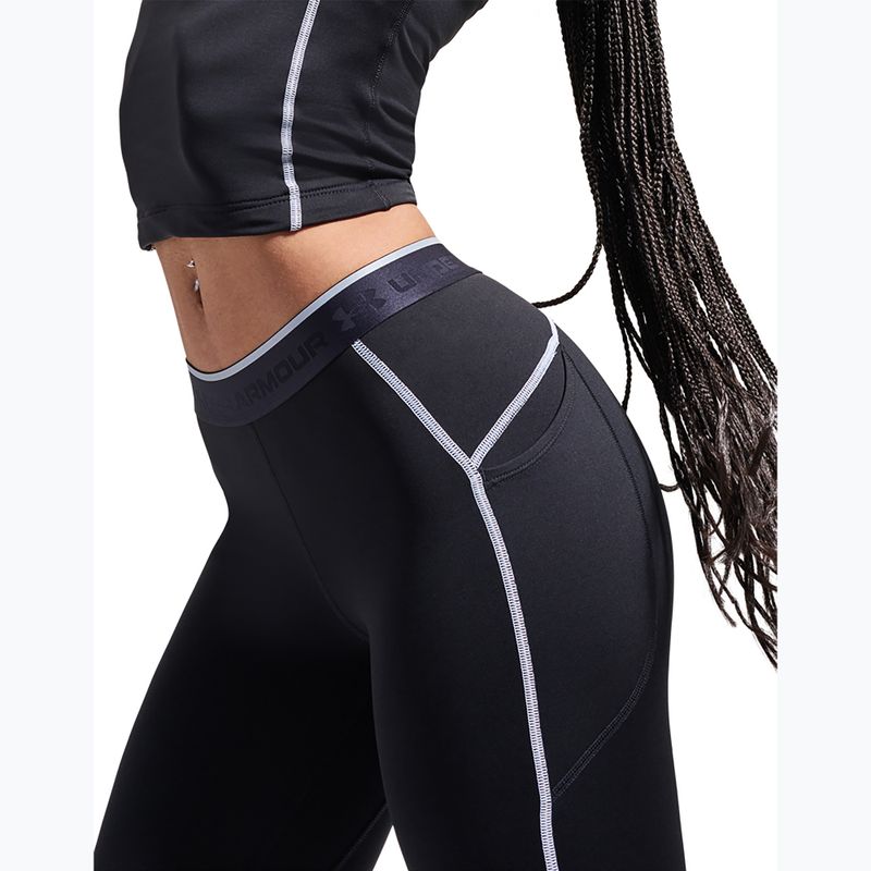 Women's training leggings Under Armour ColdGear Elite Leggings ultimate black/reflective 7