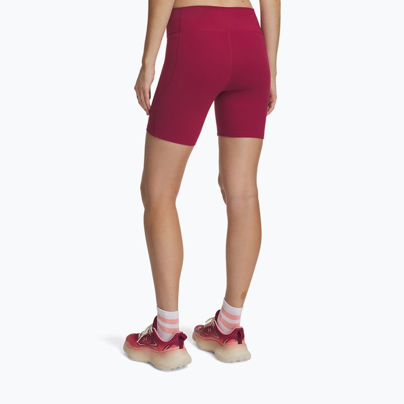 Women's training shorts Under Armour Motion Bike Shorts claret/ox blood 3