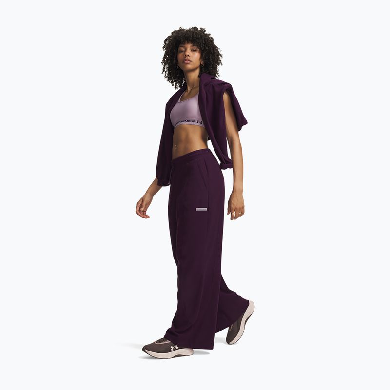 Women's training trousers Under Armour Performance Fleece Pants purple echo/purple echo 2