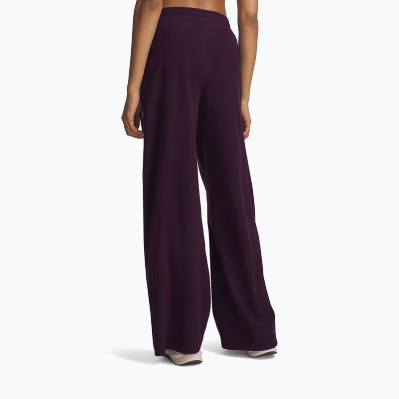 Women's training trousers Under Armour Performance Fleece Pants purple echo/purple echo 3