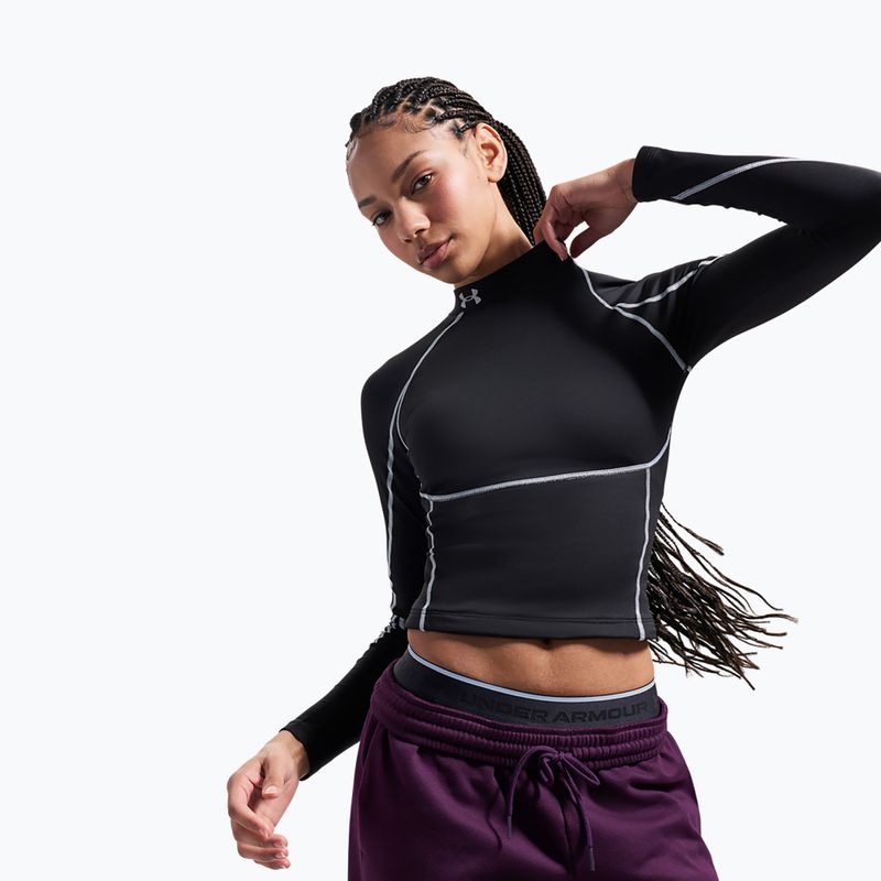 Women's training longsleeve Under Armour ColdGear Elite Mock ultimate black/reflective