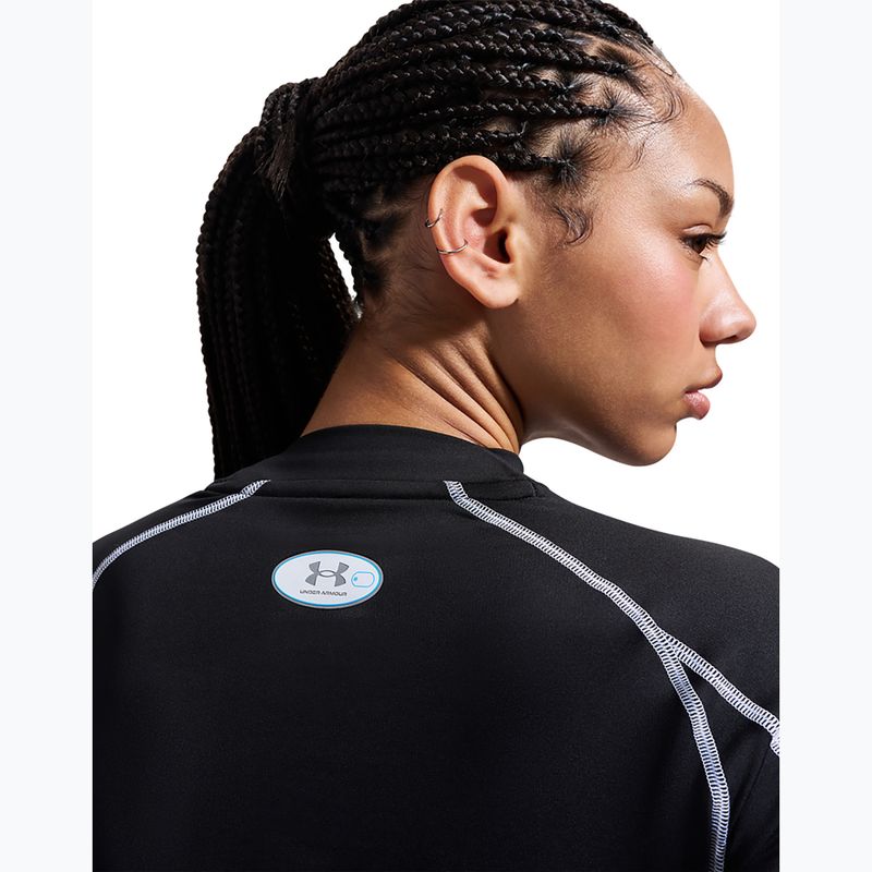 Women's training longsleeve Under Armour ColdGear Elite Mock ultimate black/reflective 7
