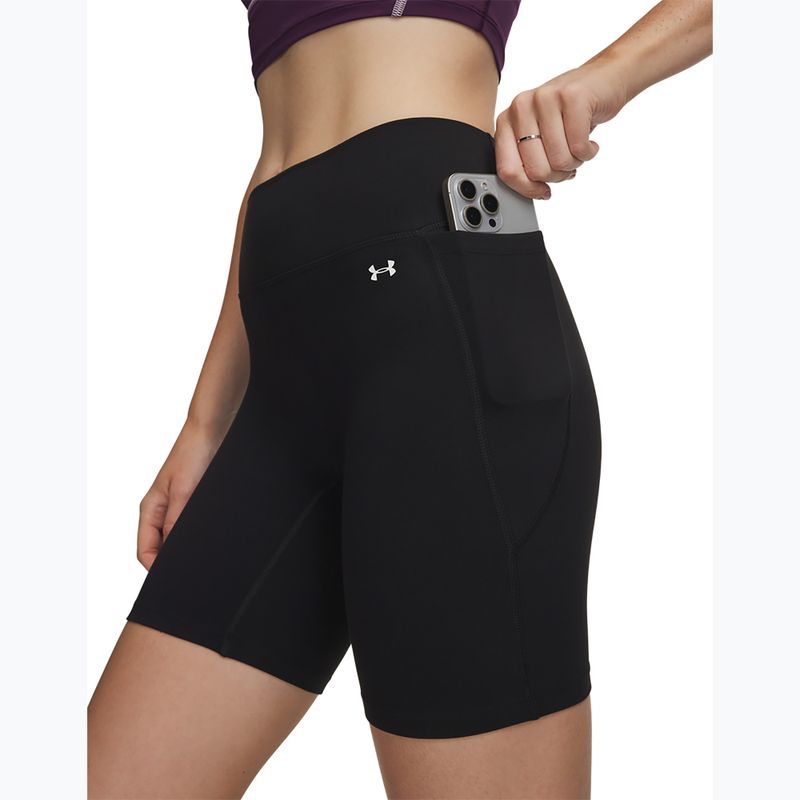 Women's training shorts Under Armour Motion Bike Shorts ultimate black/white 4