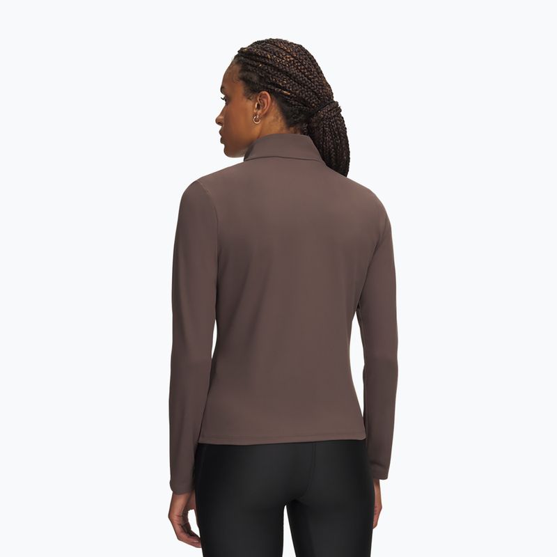 Women's training sweatshirt Under Armour Motion peppercorn/white 2