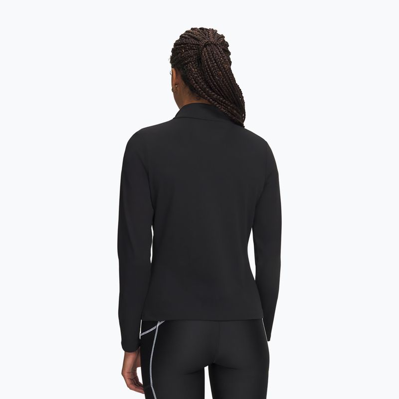 Women's training sweatshirt Under Armour Motion ultimate black/white 2