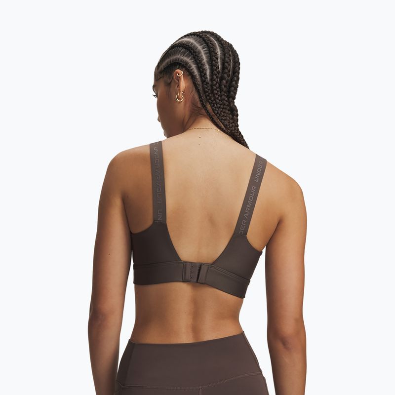 Training bra Under Armour Infinity High 2.0 peppercorn/peppercorn 2