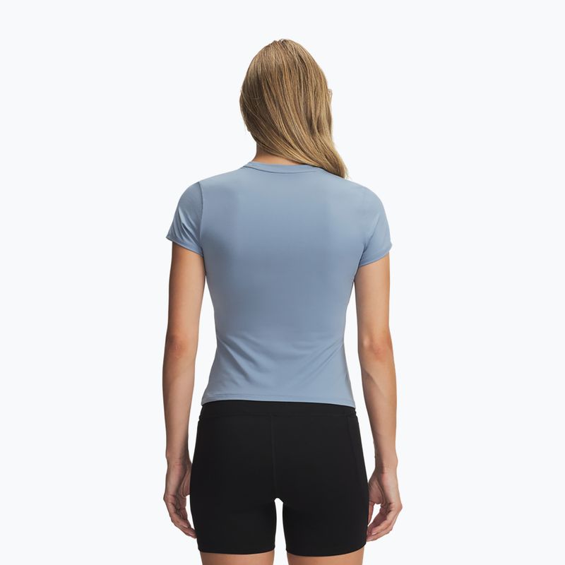 Women's training shirt Under Armour Motion Fitted SS blue wind/blue fog 2