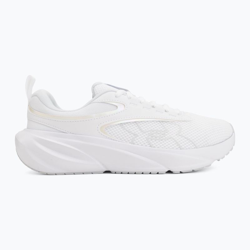 Women's running shoes Under Armour Surge 5 white/white/iridescent 2