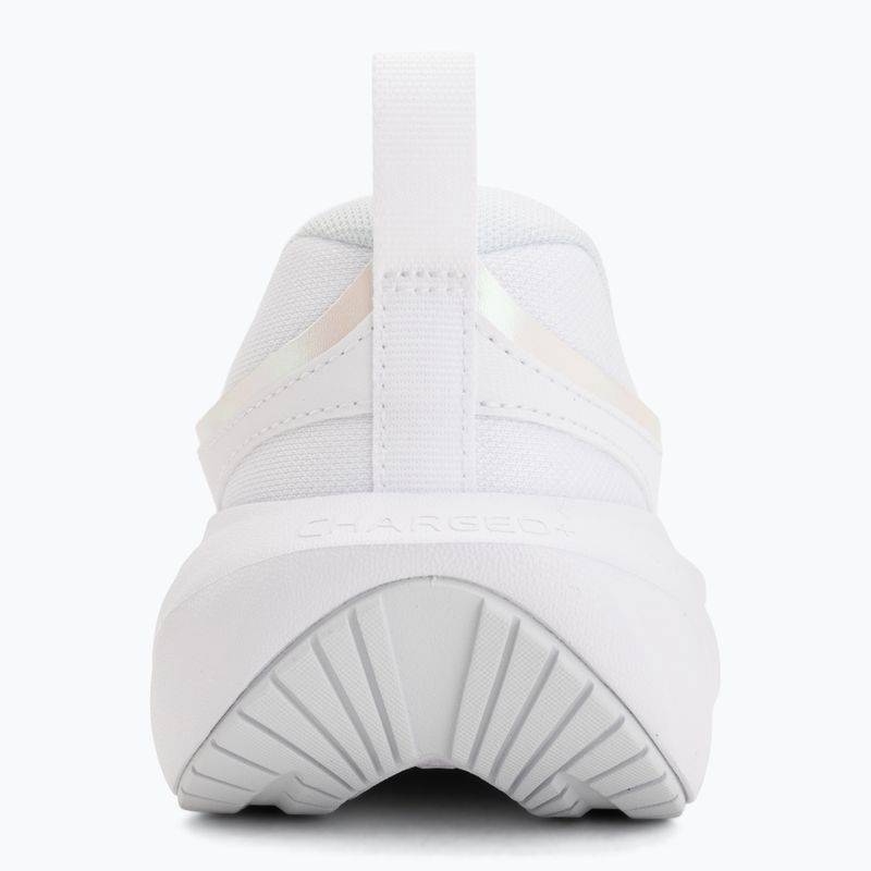 Women's running shoes Under Armour Surge 5 white/white/iridescent 6