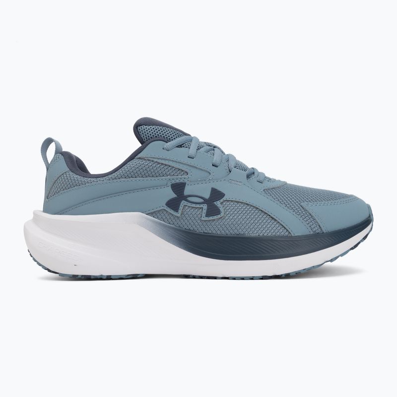 Men's running shoes Under Armour Assert 11 blue wind/downpour gray/downpour gray 2