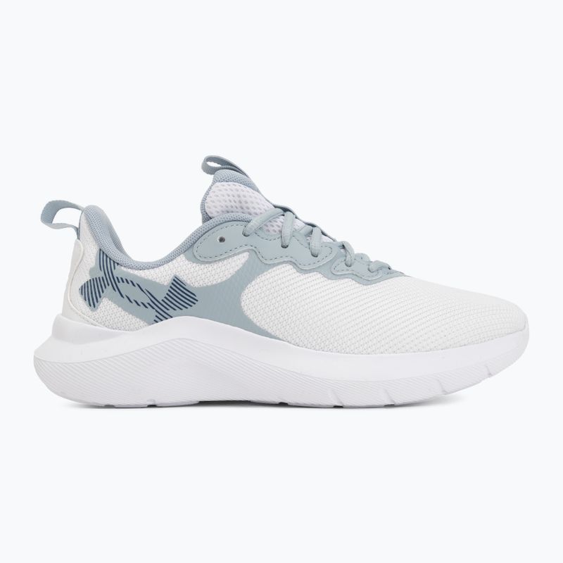 Women's running shoes Under Armour Phade RN 4 white/blue fog/blackout navy 2