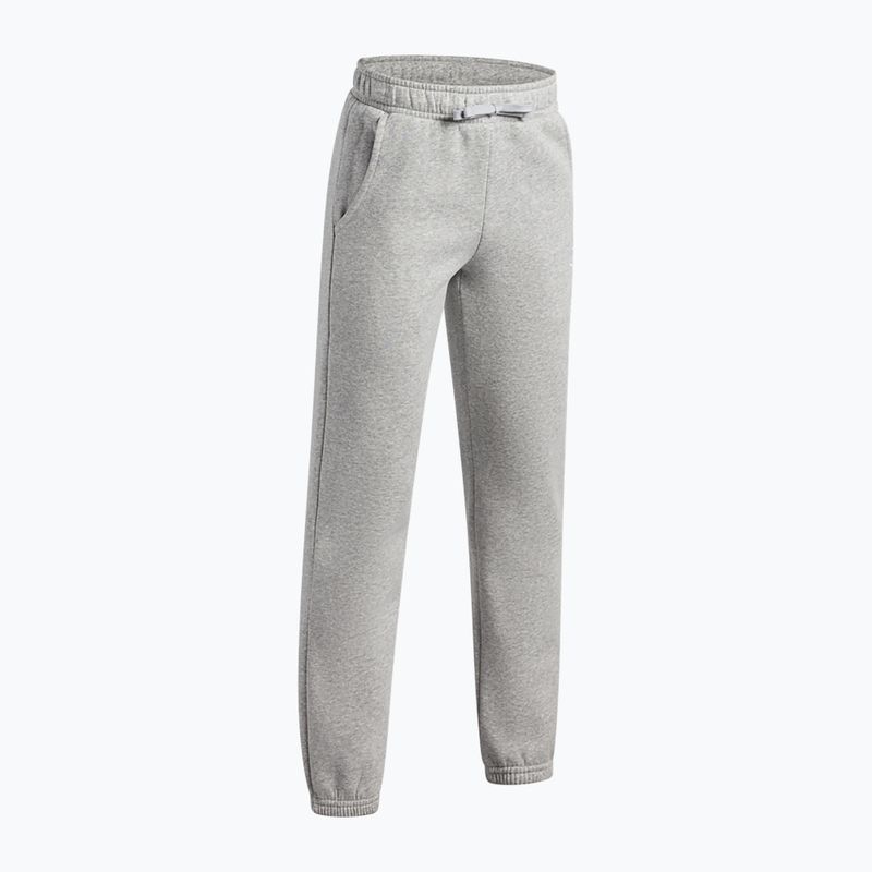Children's trousers Under Armour B Rival Fleece Jogger mod gray light heather/white 3