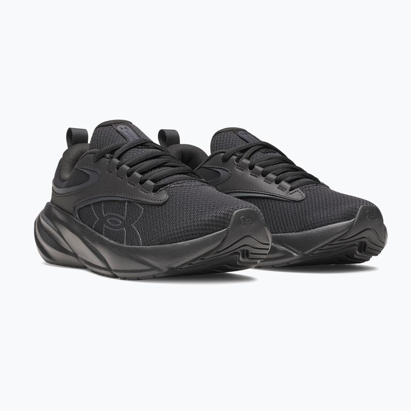 Women's running shoes Under Armour Surge 5 black/black/anthracite 2