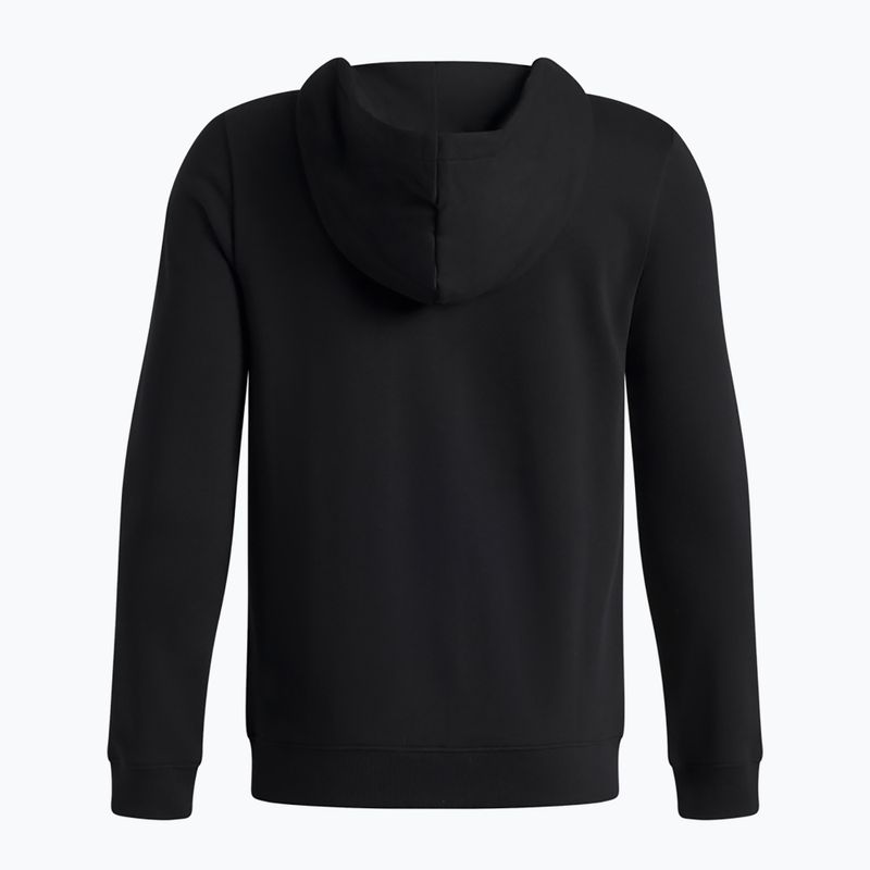 Children's sweatshirt Under Armour Rival Lightweight Full Zip ultimate black/black 2