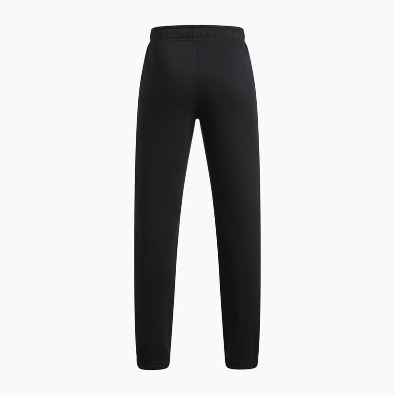 Children's trousers Under Armour B Rival Fleece Jogger ultimate black/white 2