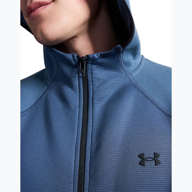 Men's training sweatshirt Under Armour Unstoppable Fleece downpour gray/black 7