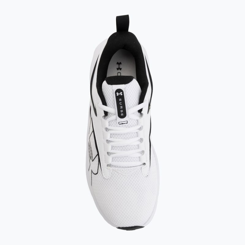 Men's running shoes Under Armour Surge 5 white/black/black 5