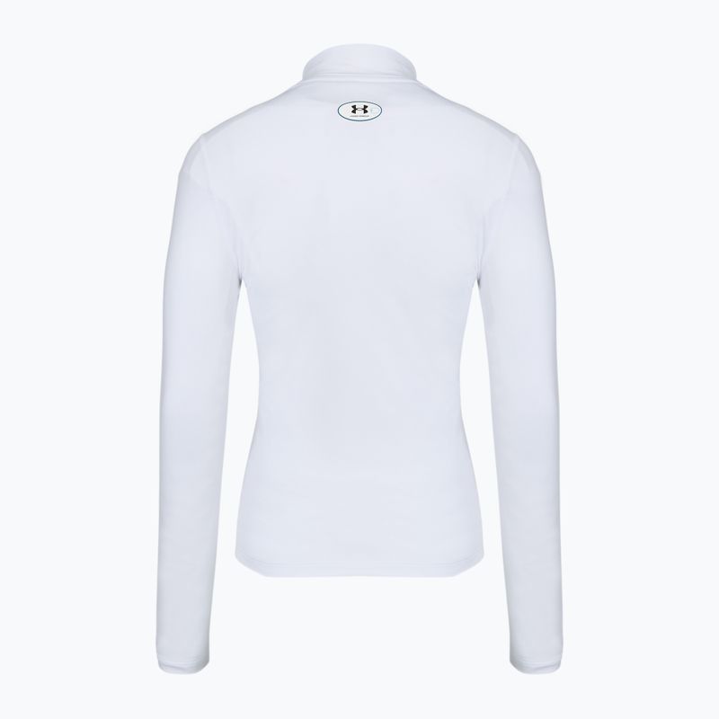 Women's training longsleeve Under Armour ColdGear Mock LS white/halo gray 5