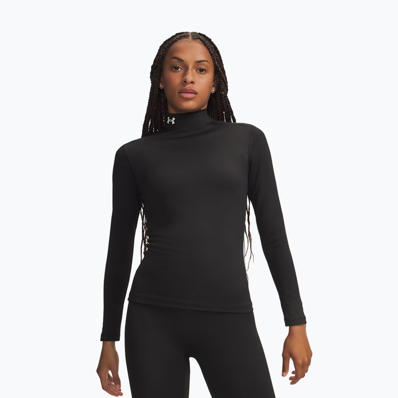 Women's training longsleeve Under Armour ColdGear Mock LS ultimate black/white