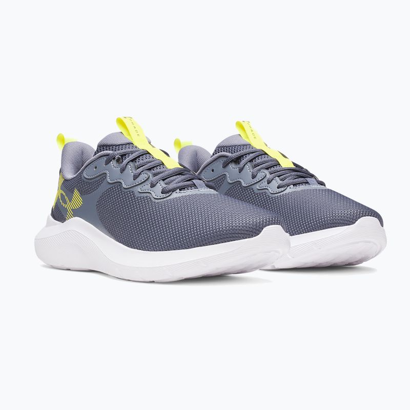 Men's running shoes Under Armour Phade RN 4 downpour gray/gravel/flash light 2