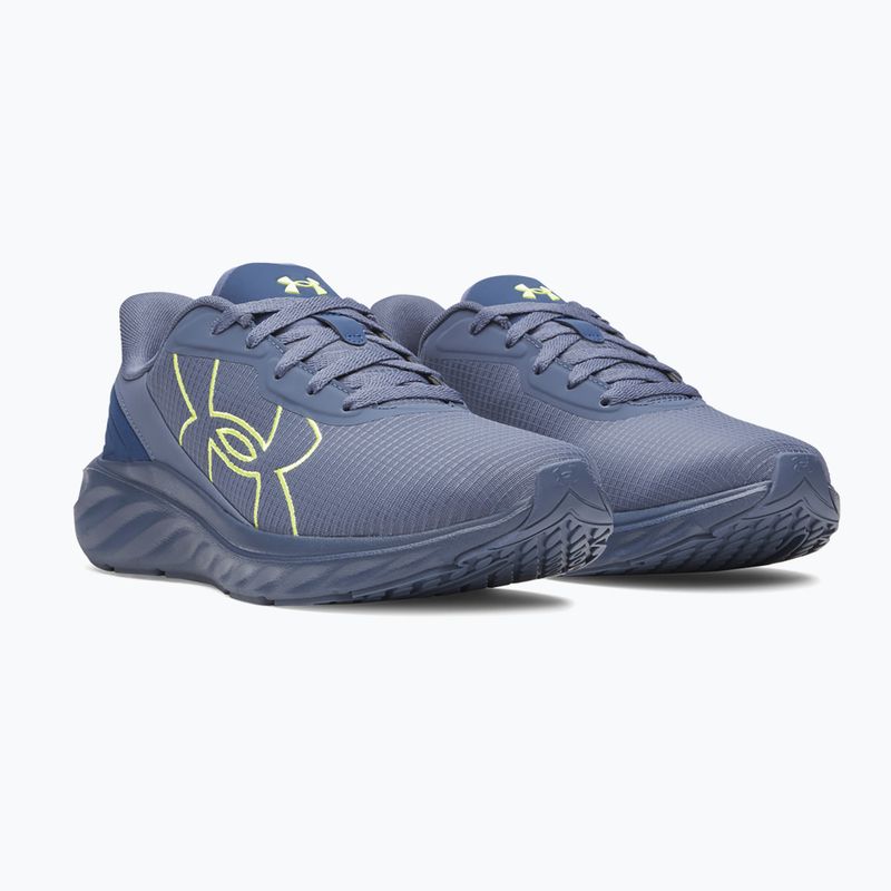 Men's running shoes Under Armour Ascend BL downpour gray/downpour gray/flash light 2