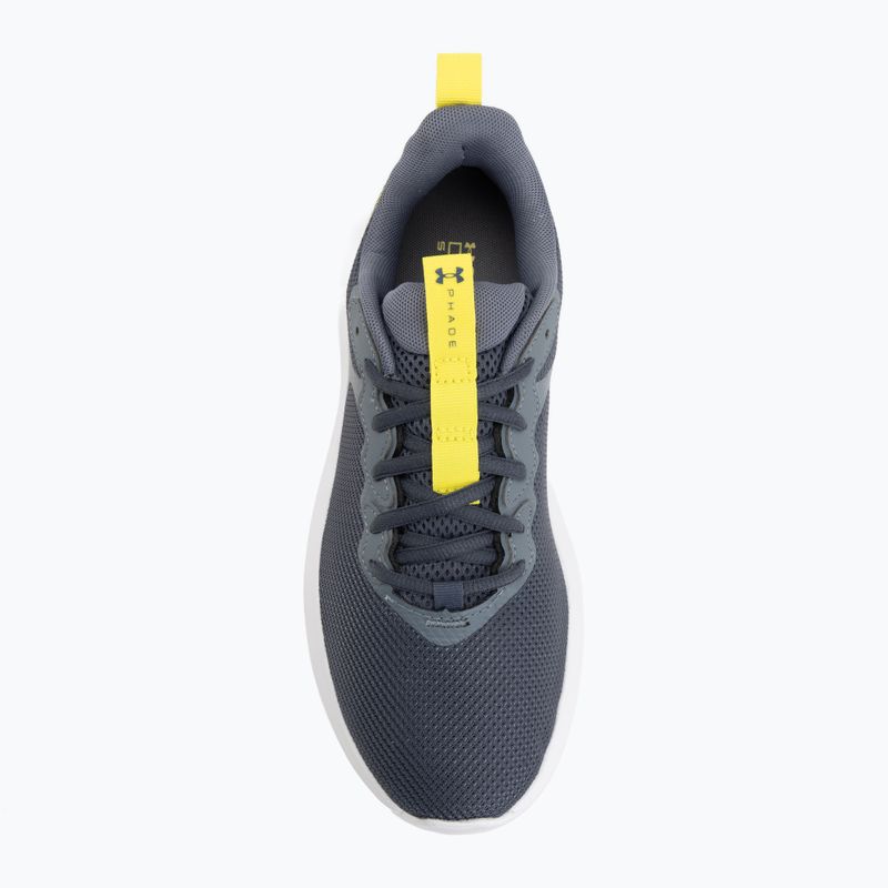 Men's running shoes Under Armour Phade RN 4 downpour gray/gravel/flash light 5