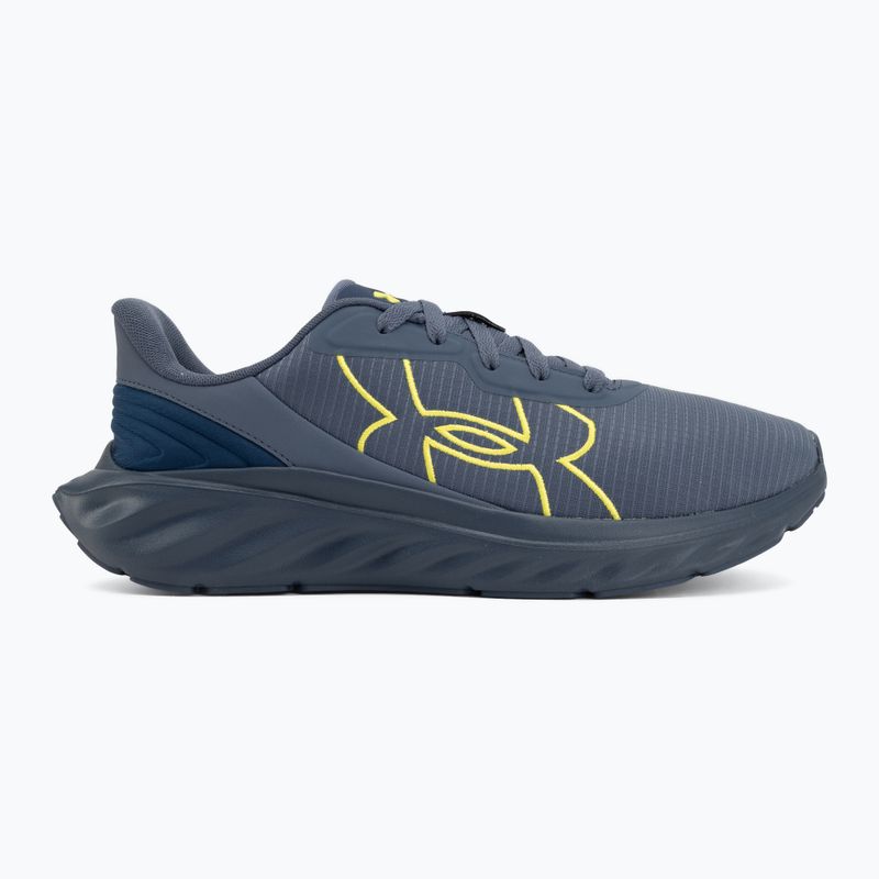 Men's running shoes Under Armour Ascend BL downpour gray/downpour gray/flash light 2