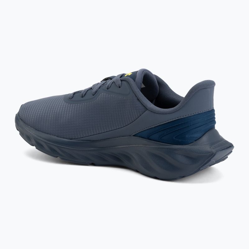 Men's running shoes Under Armour Ascend BL downpour gray/downpour gray/flash light 3