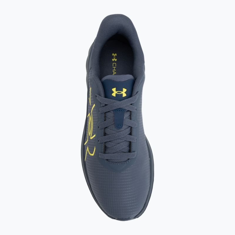 Men's running shoes Under Armour Ascend BL downpour gray/downpour gray/flash light 5