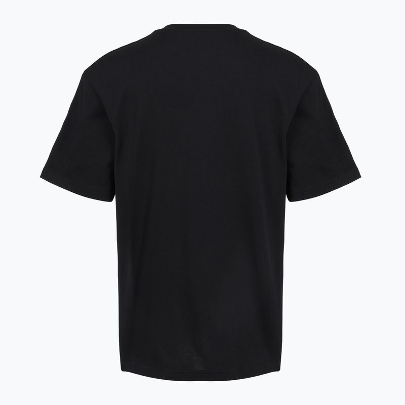Men's T-shirt Under Armour Icon HWT Tee Taped SS ultimate black/white 2